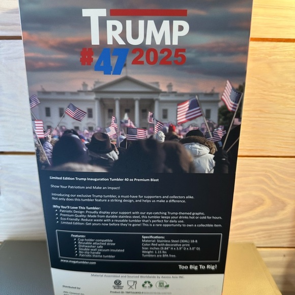 Limited Edition Trump Tumbler - Picture 3 of 11